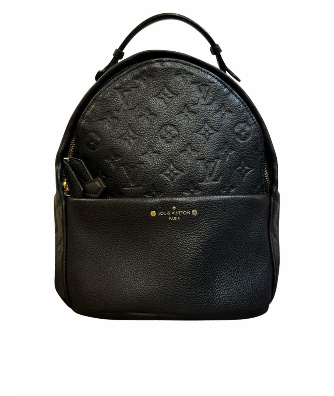 LOUIS VUITTON Черный кожаный рюкзак, фото 1