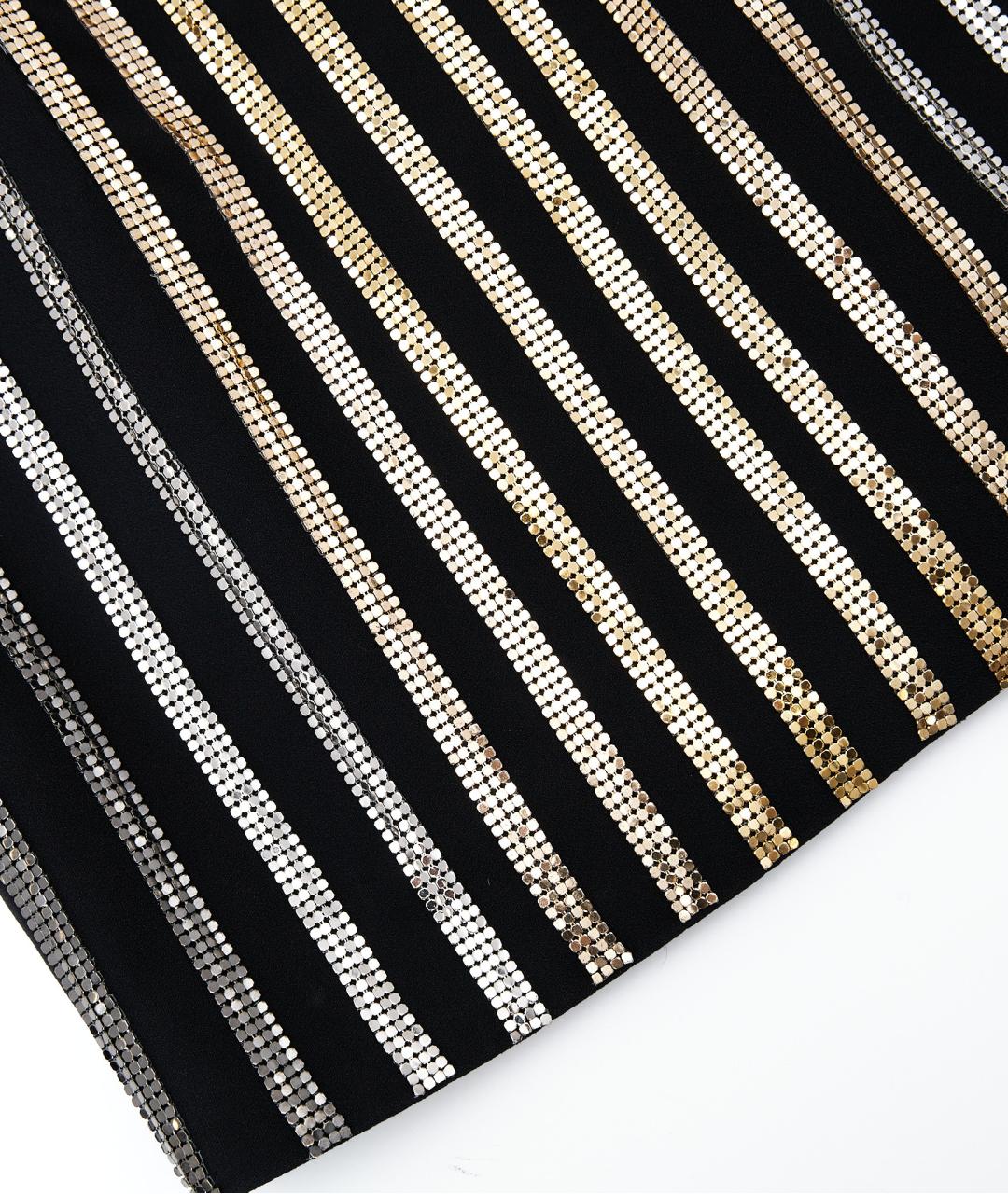 BALMAIN Черное ацетатное коктейльное платье, фото 9