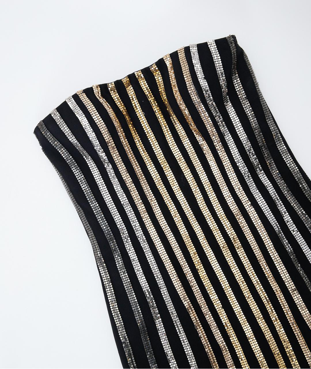 BALMAIN Черное ацетатное коктейльное платье, фото 3