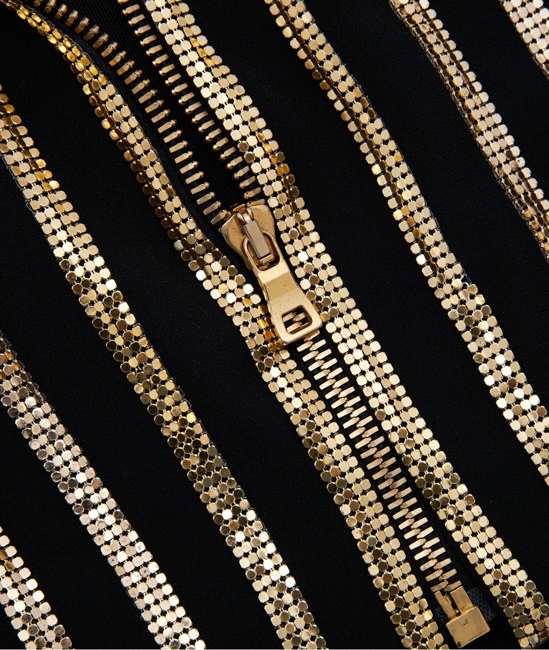 BALMAIN Черное ацетатное коктейльное платье, фото 6