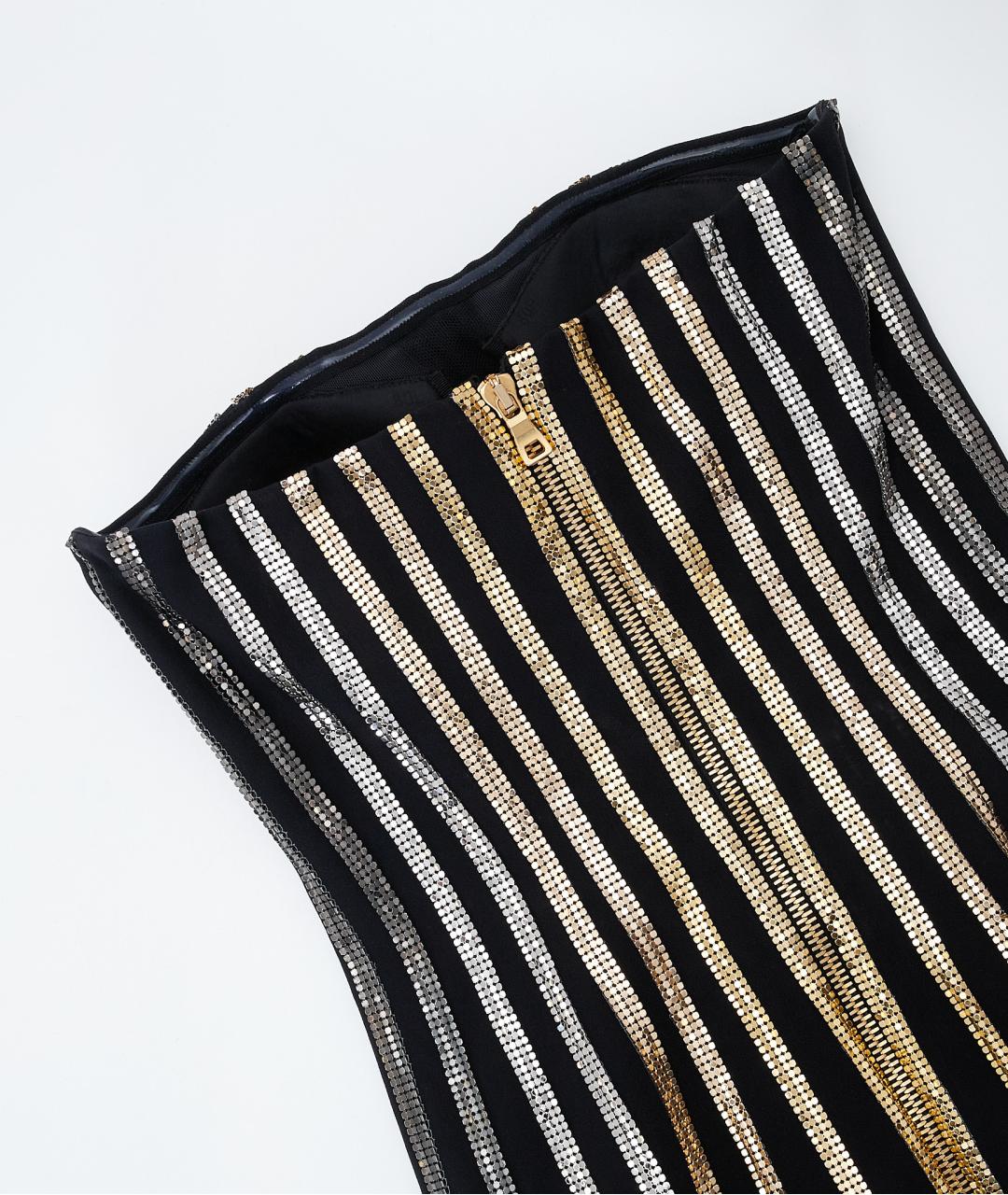BALMAIN Черное ацетатное коктейльное платье, фото 4