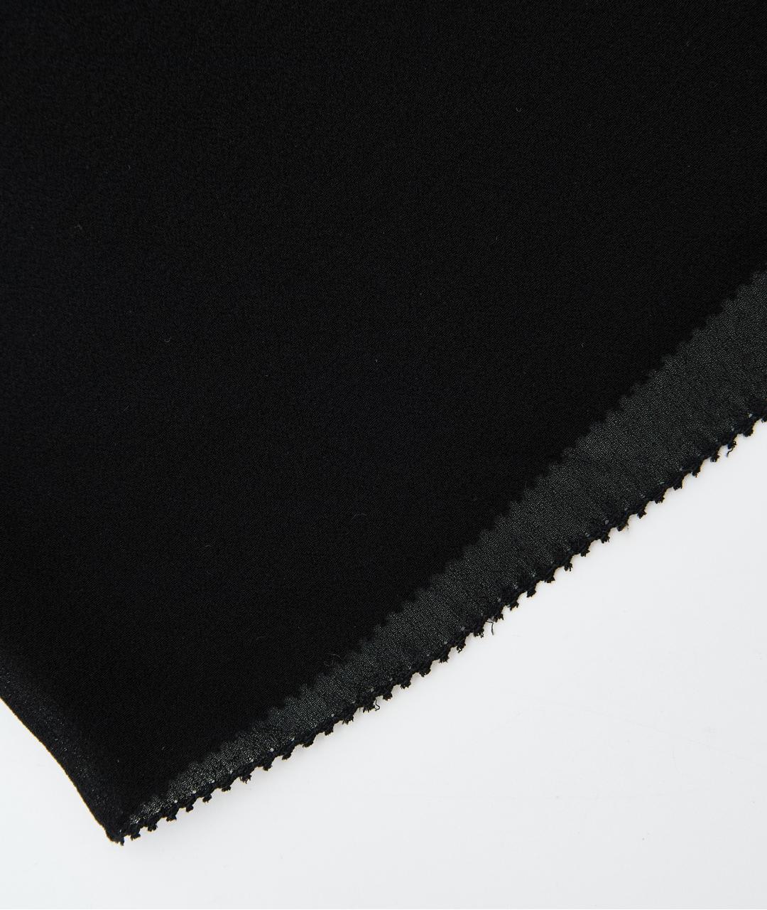 SAINT LAURENT Черная шелковая майка, фото 5