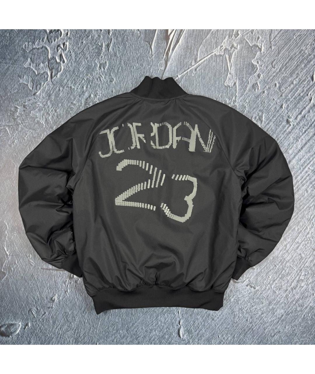 JORDAN Черная синтетическая куртка, фото 3