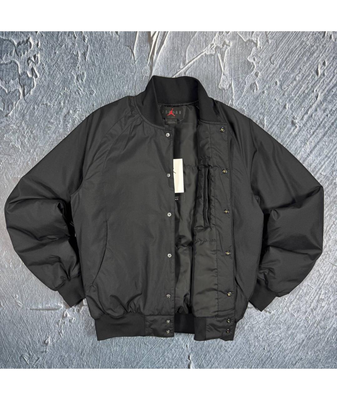 JORDAN Черная синтетическая куртка, фото 2