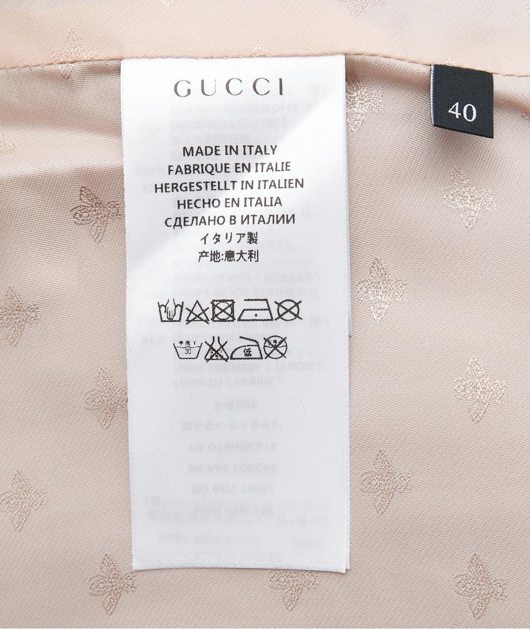 GUCCI Черное шелковое пальто, фото 6