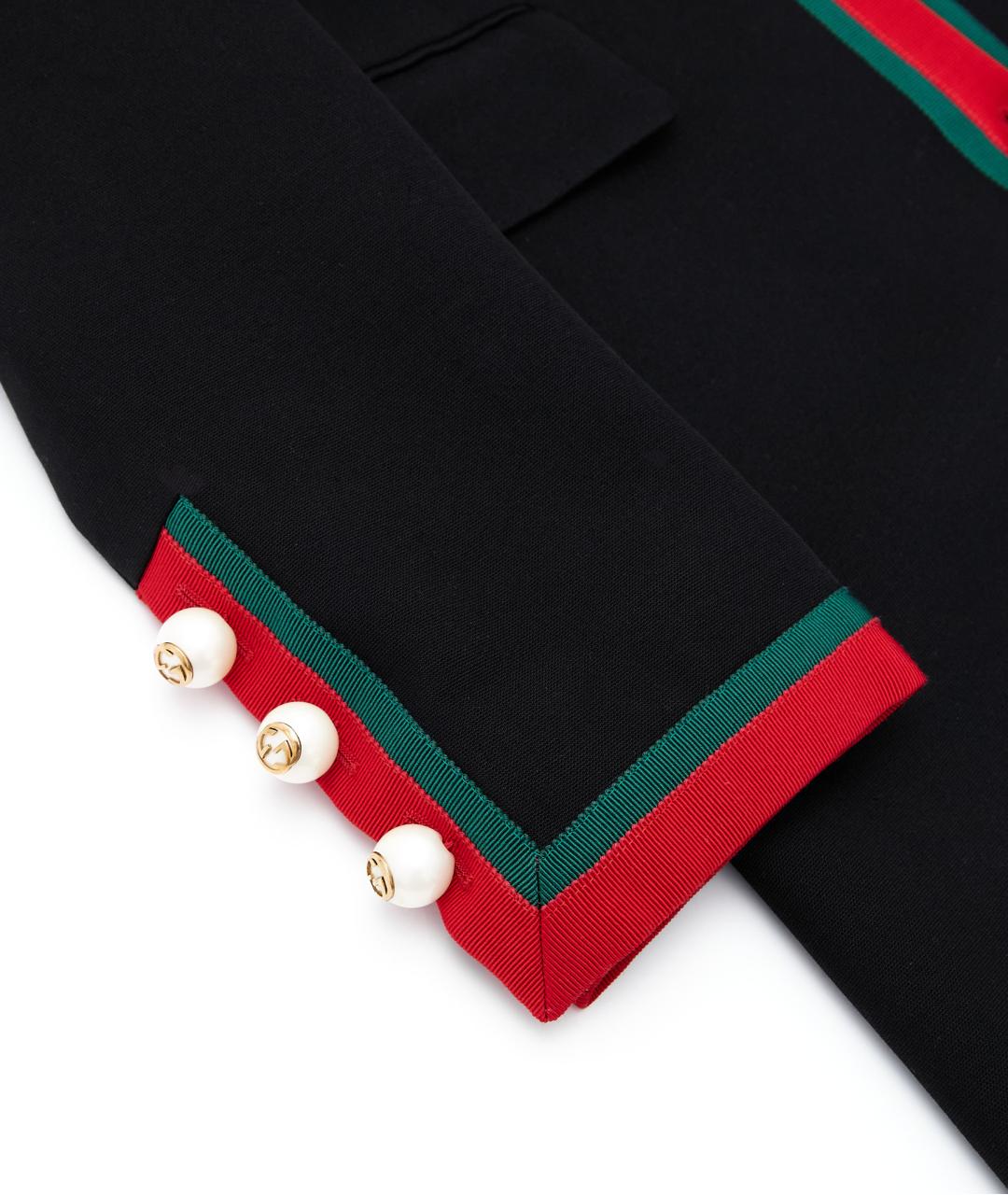 GUCCI Черное шелковое пальто, фото 4