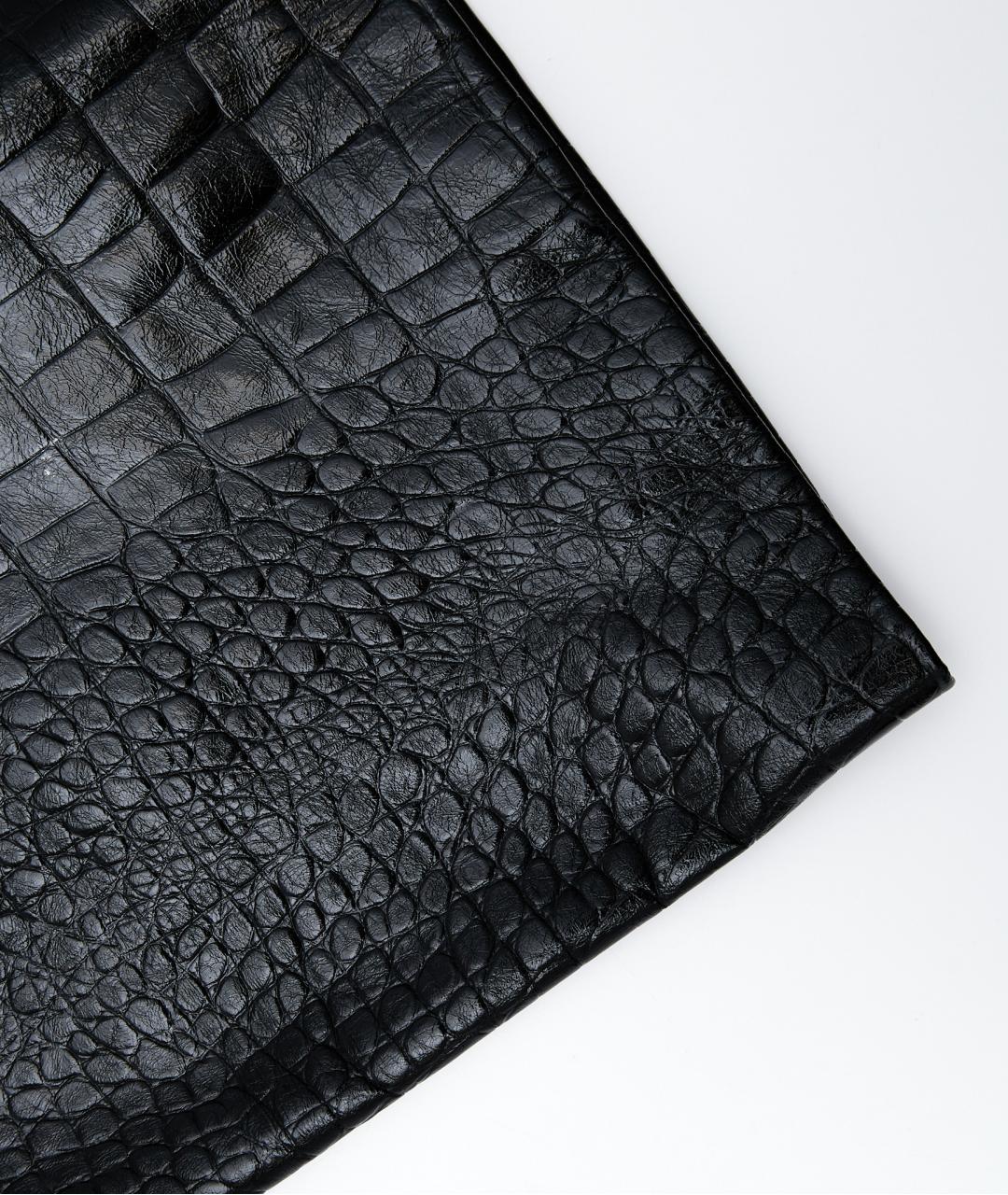 GUCCI Черная кожаная юбка мини, фото 4