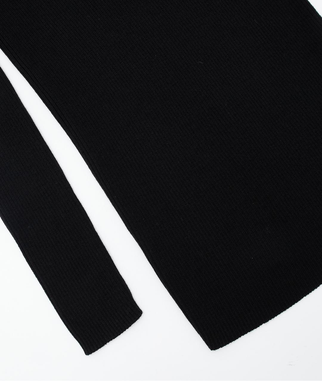 RICK OWENS Черное шерстяное коктейльное платье, фото 4