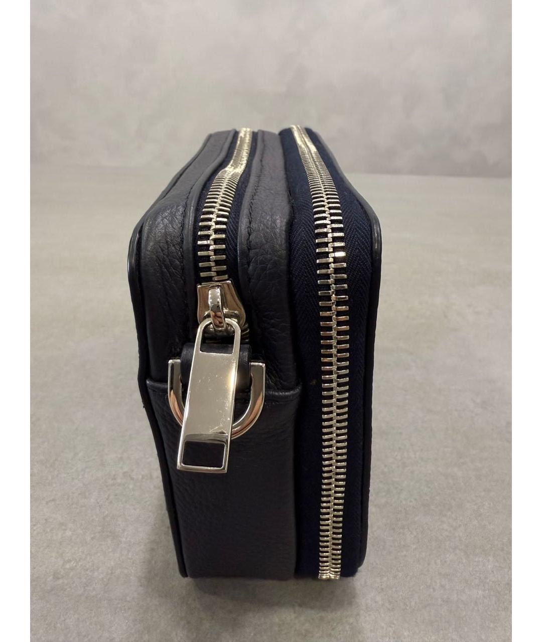 CHRISTIAN DIOR Темно-синяя сумка на плечо, фото 3