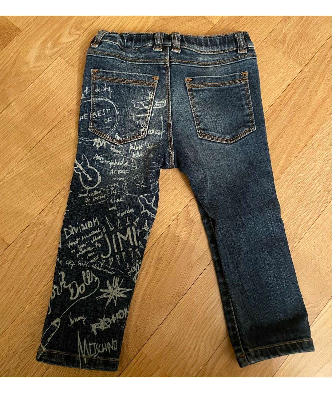 MOSCHINO Синие деним детские джинсы, фото 2