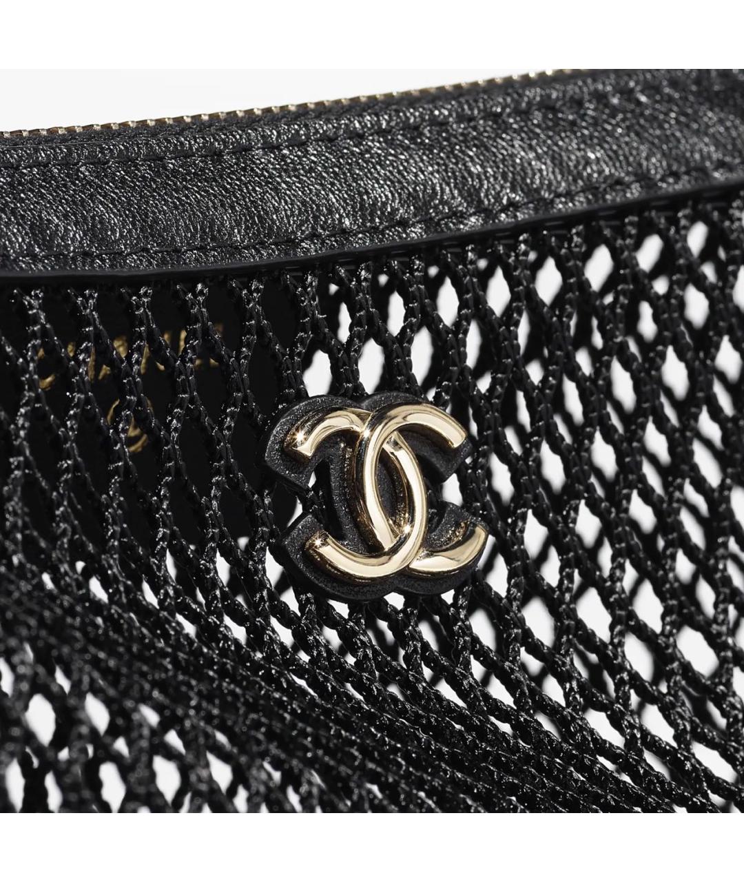 CHANEL Черная кожаная сумка через плечо, фото 4