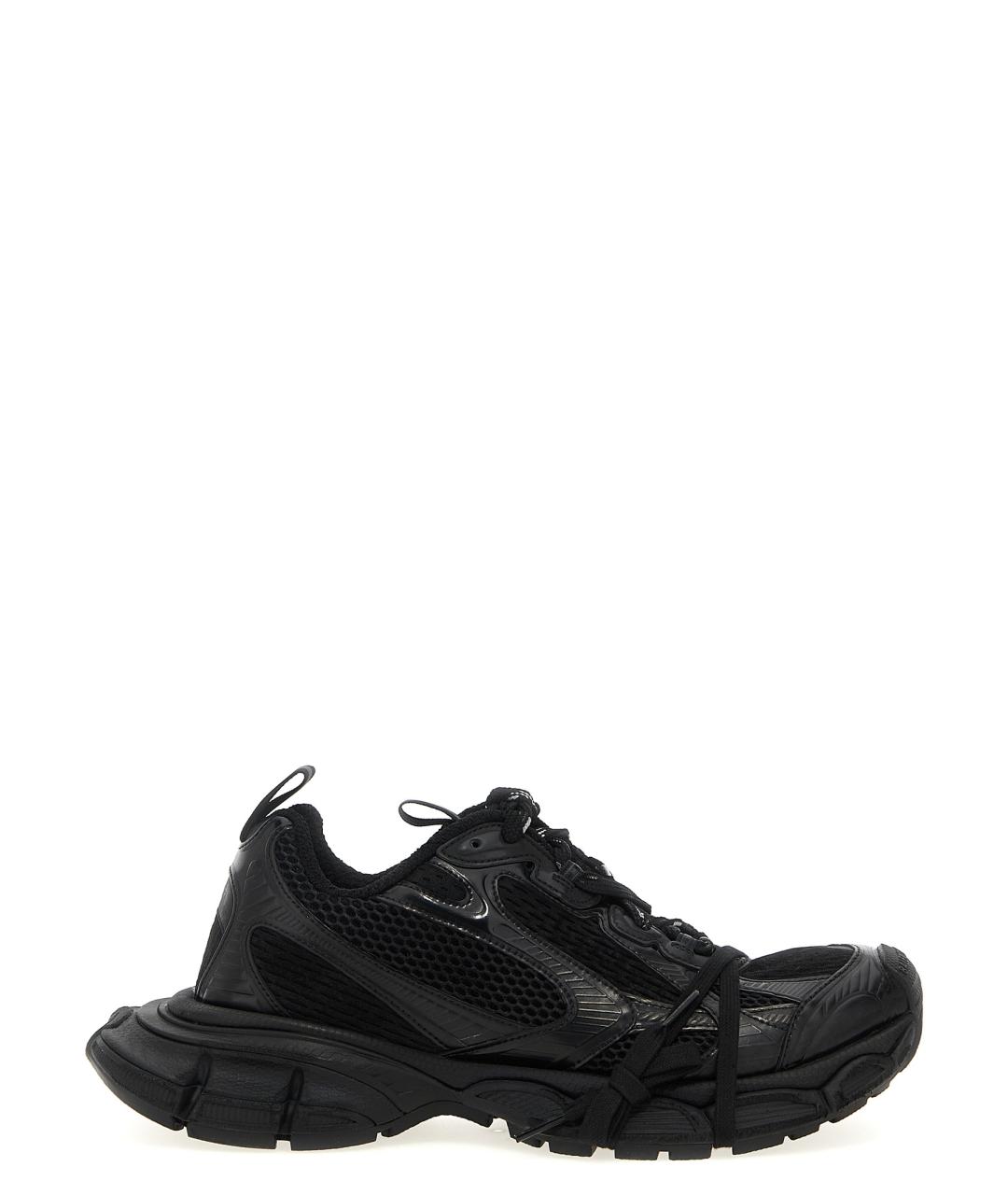 BALENCIAGA Черные низкие кроссовки / кеды, фото 1