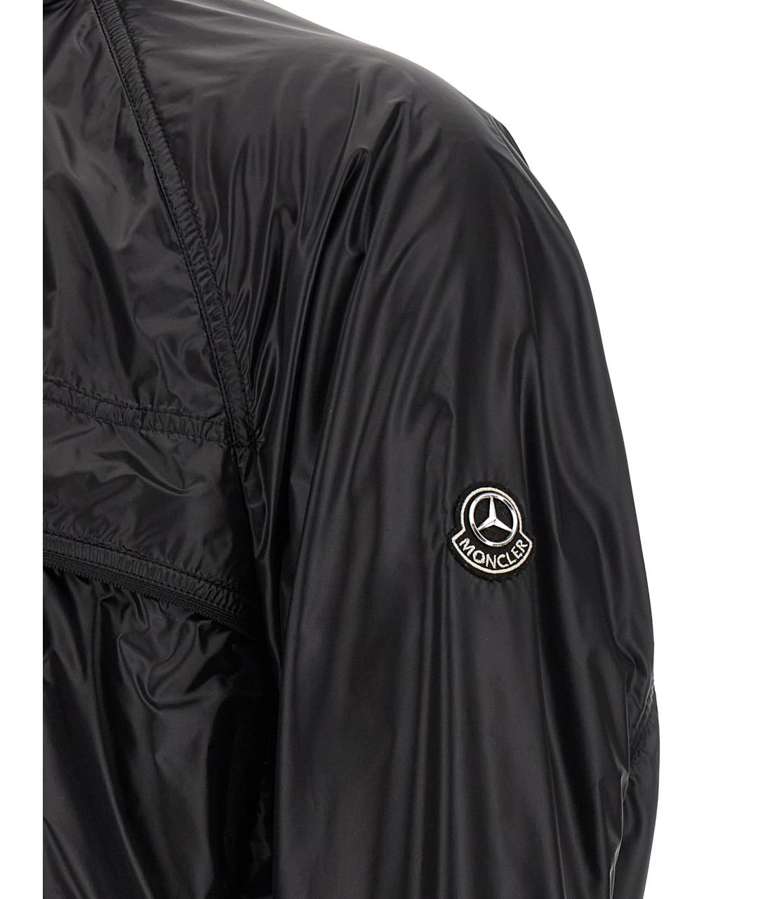 MONCLER Черная полиамидовая куртка, фото 4