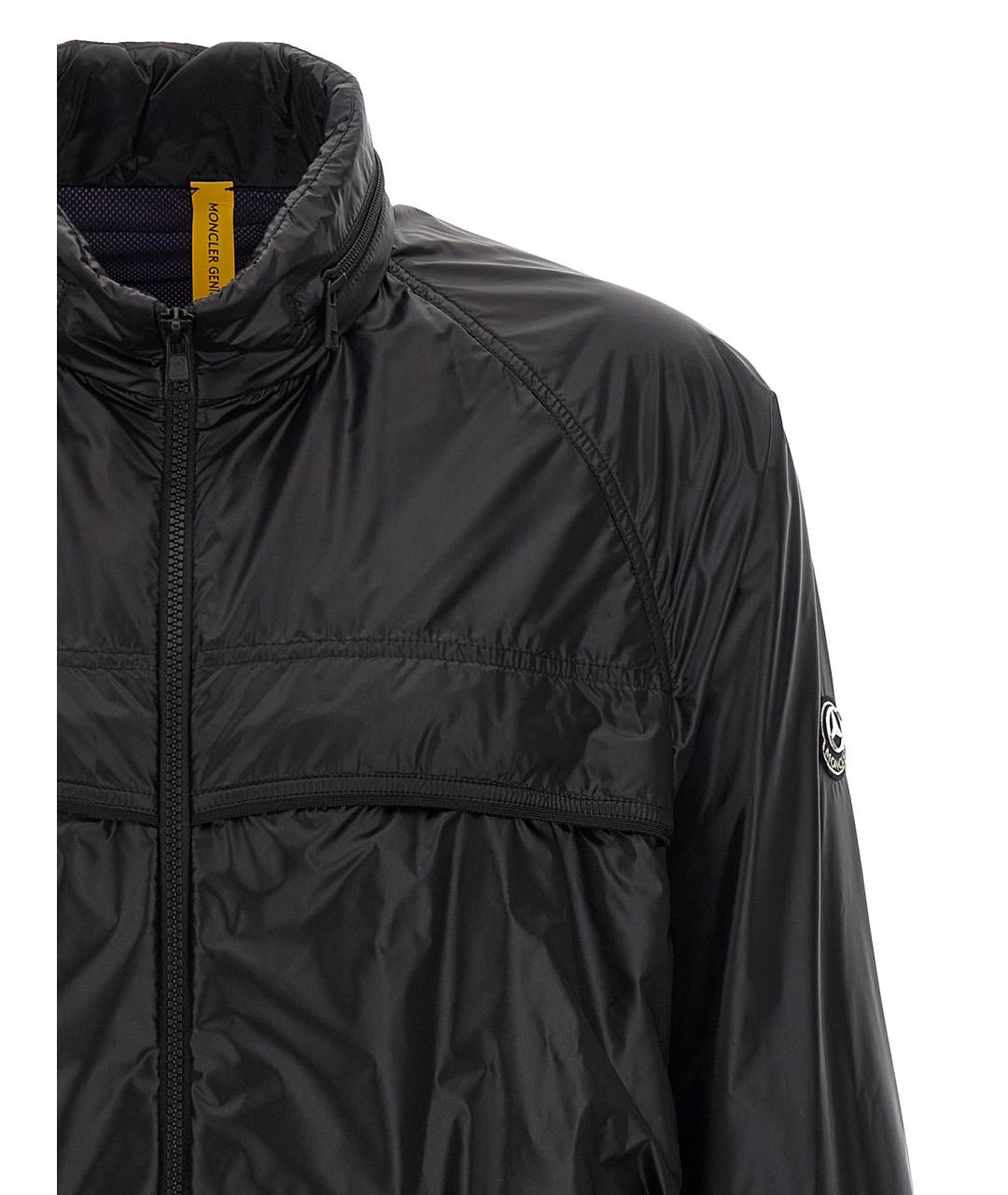 MONCLER Черная полиамидовая куртка, фото 3