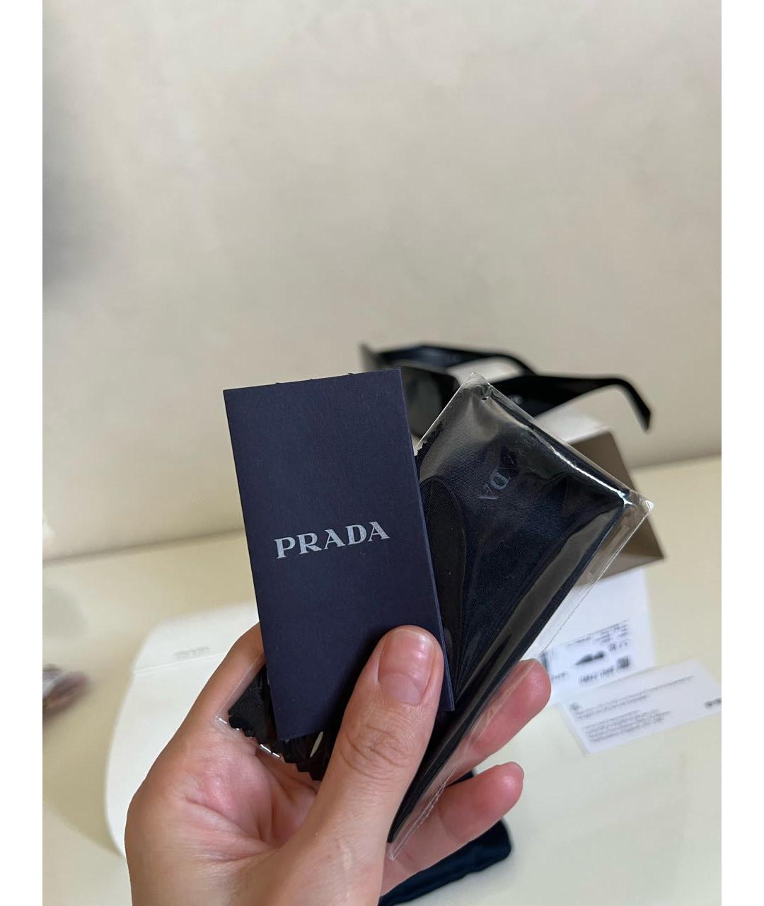 PRADA Черные солнцезащитные очки, фото 8