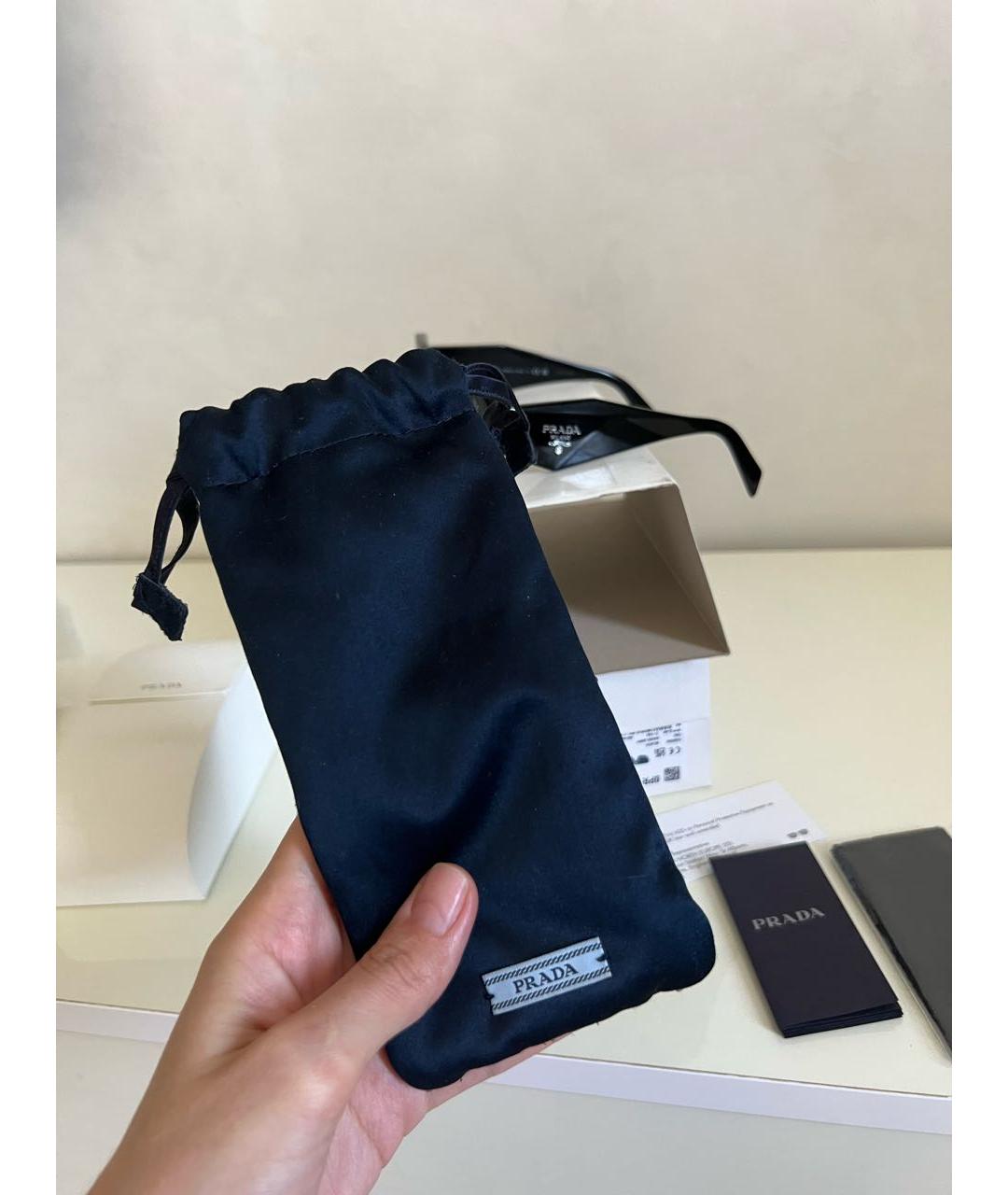 PRADA Черные солнцезащитные очки, фото 6