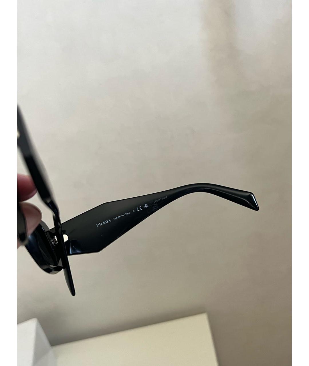PRADA Черные солнцезащитные очки, фото 4