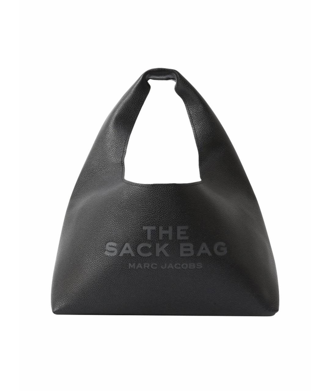 MARC JACOBS Черная кожаная сумка с короткими ручками, фото 1