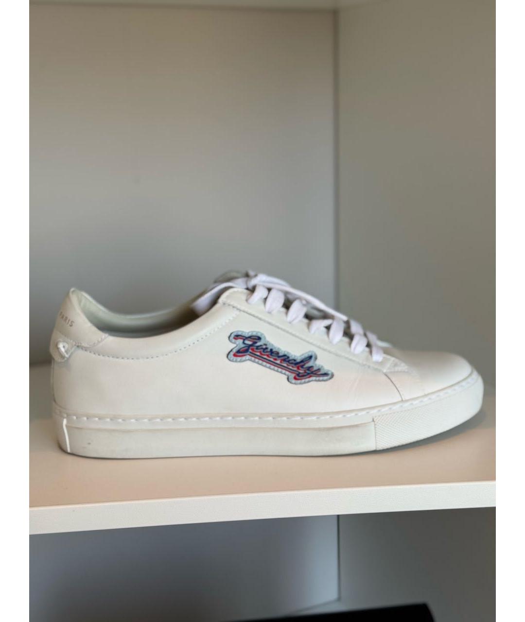 GIVENCHY Белые кожаные кеды, фото 5