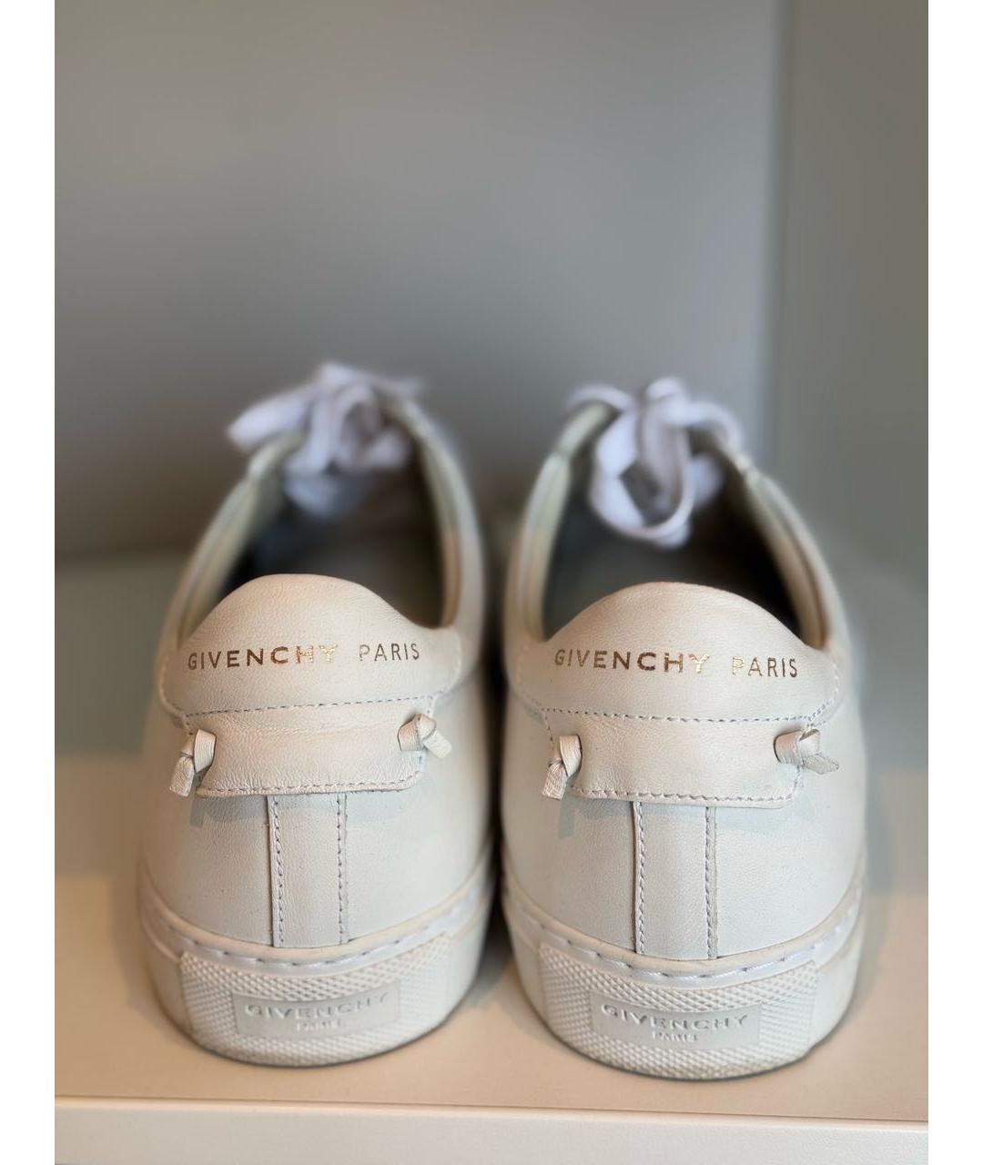 GIVENCHY Белые кожаные кеды, фото 4