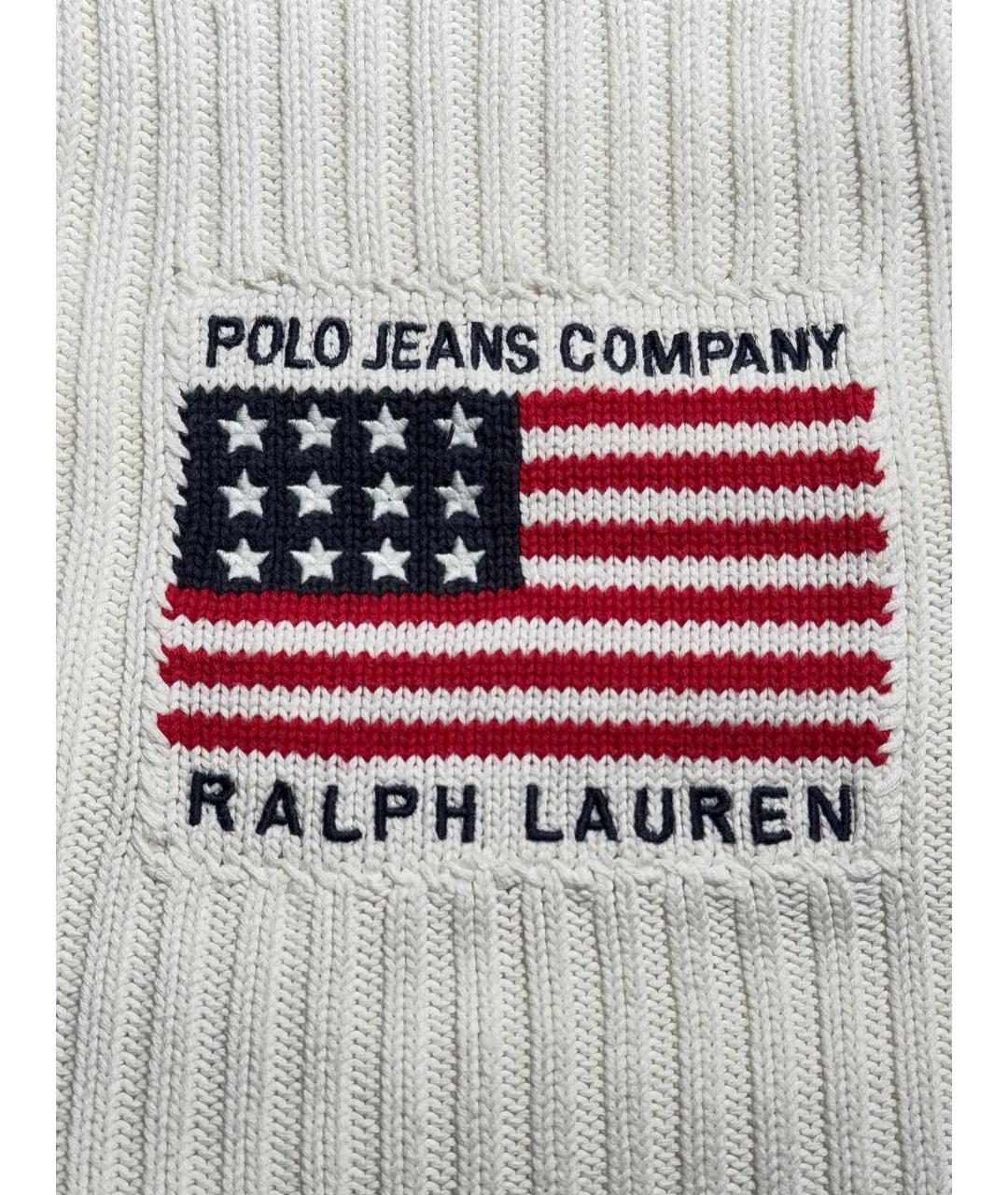 POLO RALPH LAUREN Белая хлопковая майка, фото 4