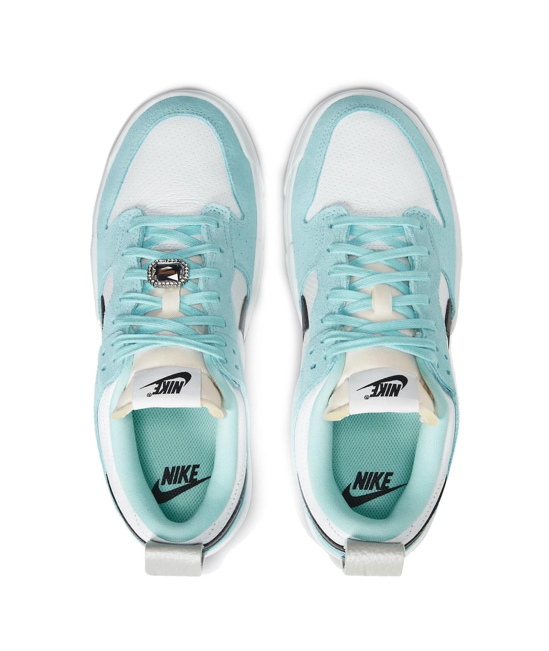 NIKE Бирюзовые кожаные кроссовки, фото 3