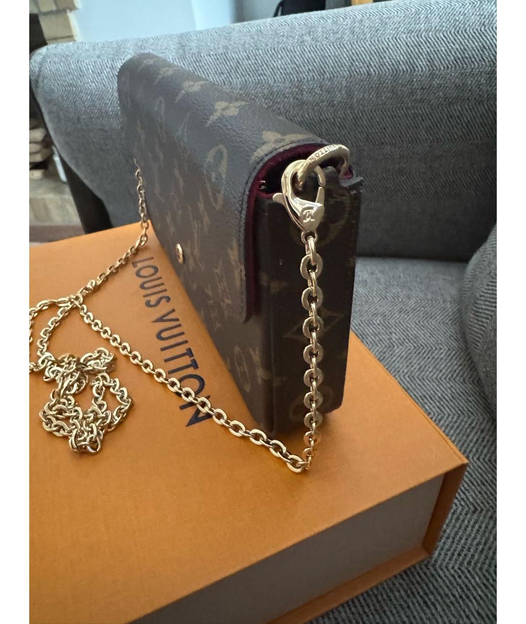 LOUIS VUITTON Коричневая сумка через плечо, фото 2
