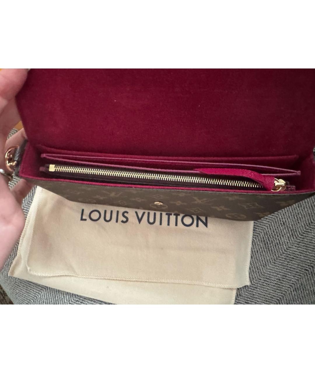 LOUIS VUITTON Коричневая сумка через плечо, фото 4