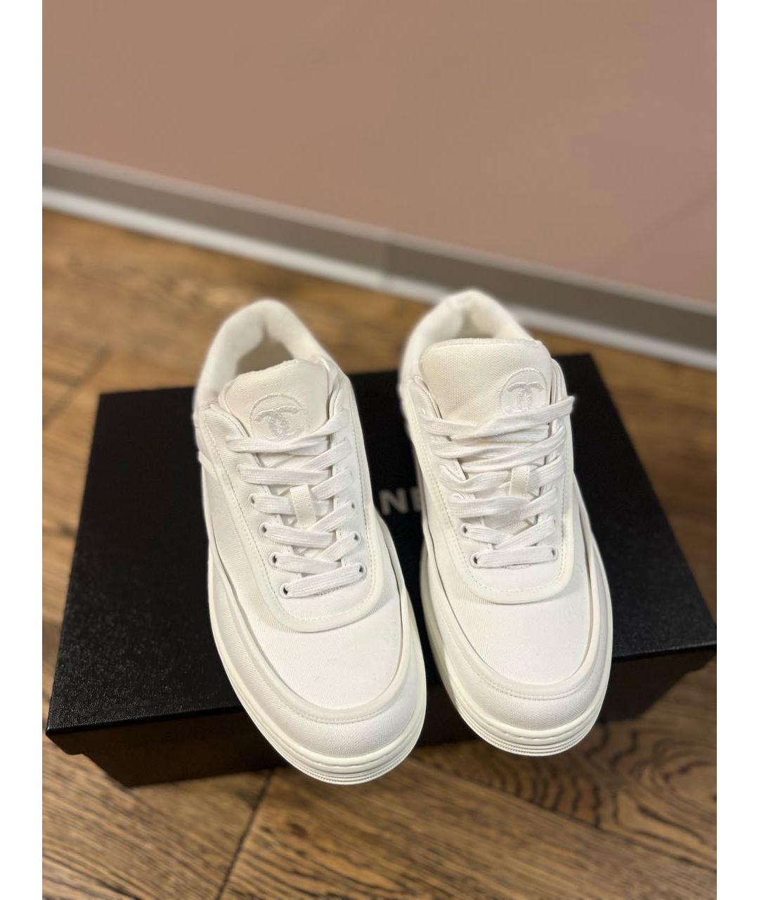 CHANEL Белые кеды, фото 7