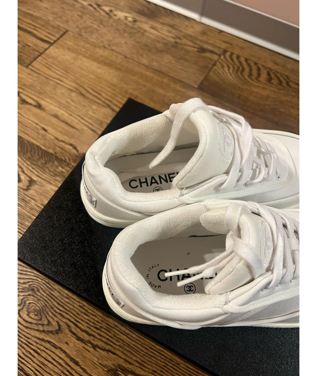 CHANEL Белые кеды, фото 3
