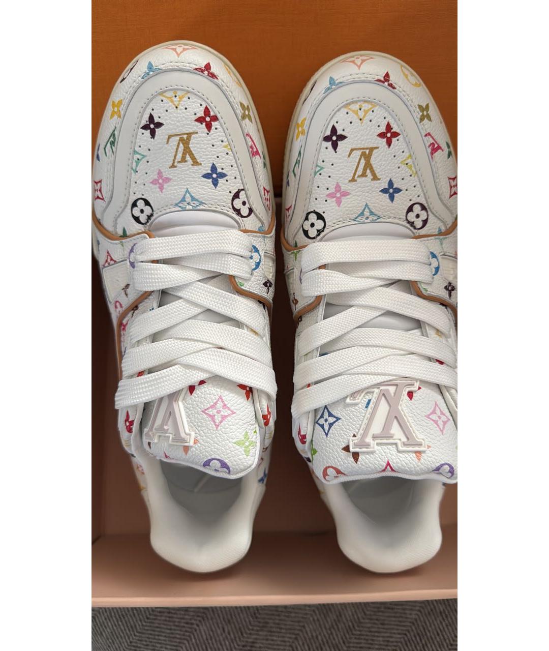 LOUIS VUITTON Мульти кожаные кроссовки, фото 3