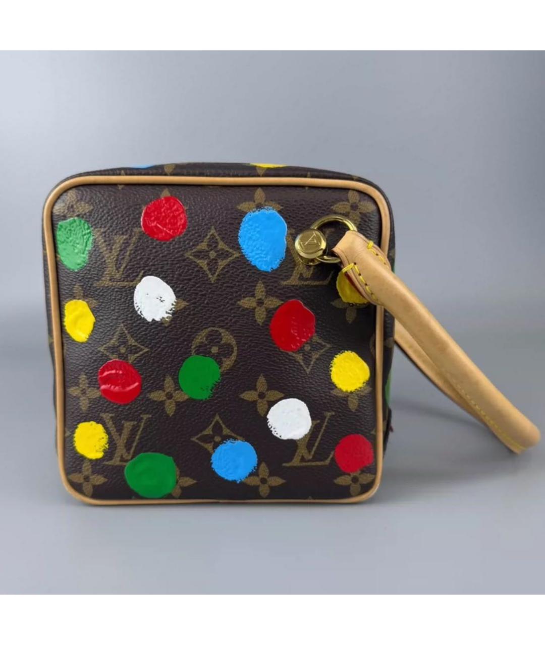 LOUIS VUITTON Коричневая сумка с короткими ручками, фото 4