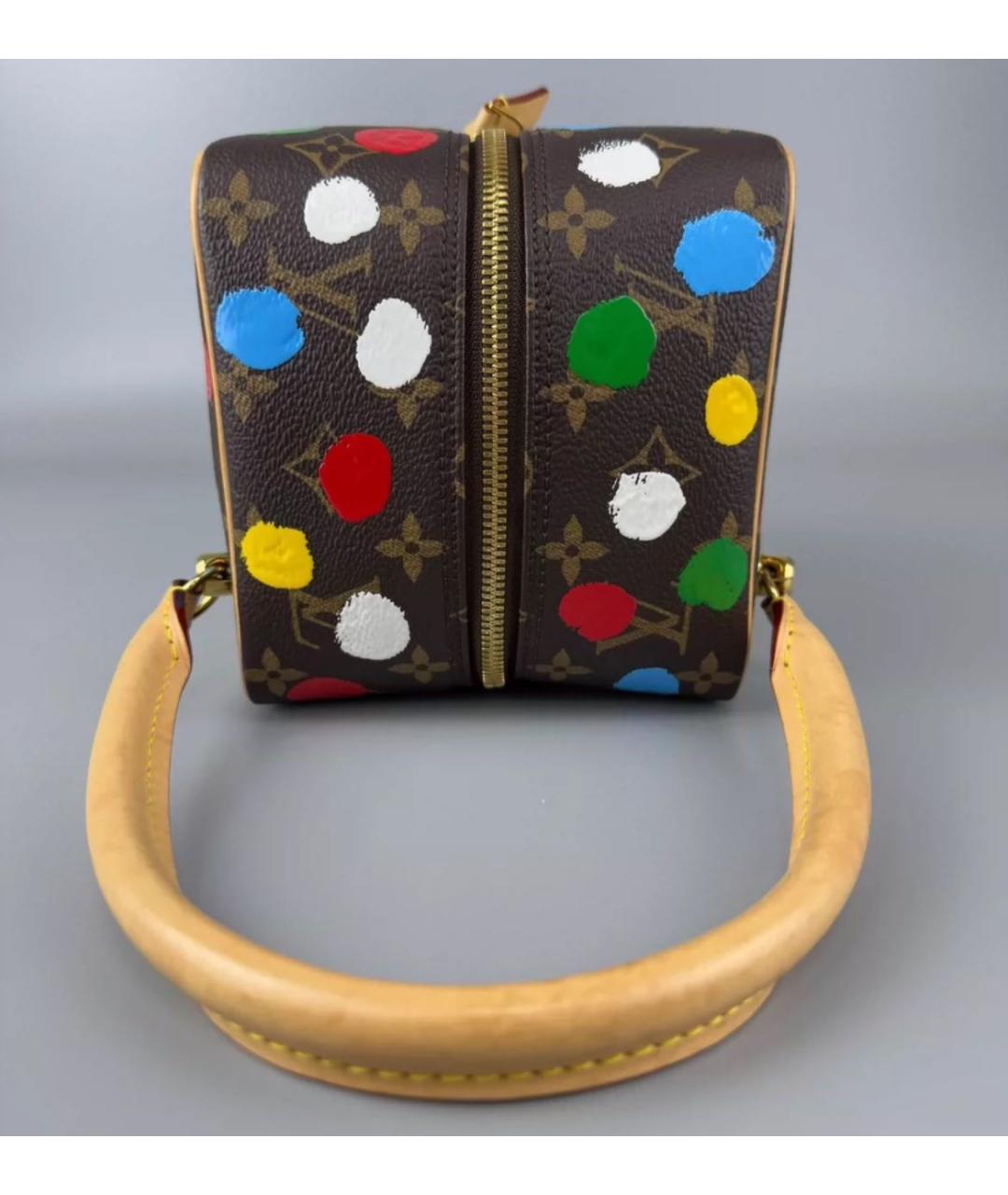 LOUIS VUITTON Коричневая сумка с короткими ручками, фото 6