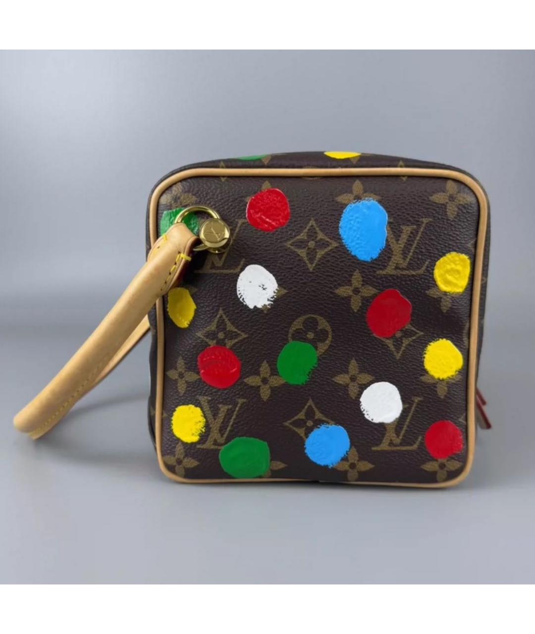 LOUIS VUITTON Коричневая сумка с короткими ручками, фото 9
