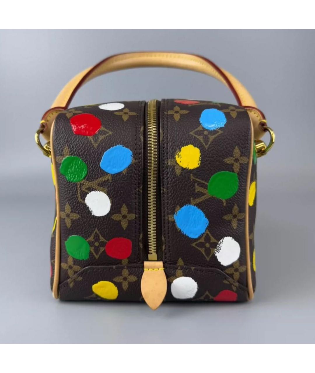 LOUIS VUITTON Коричневая сумка с короткими ручками, фото 5