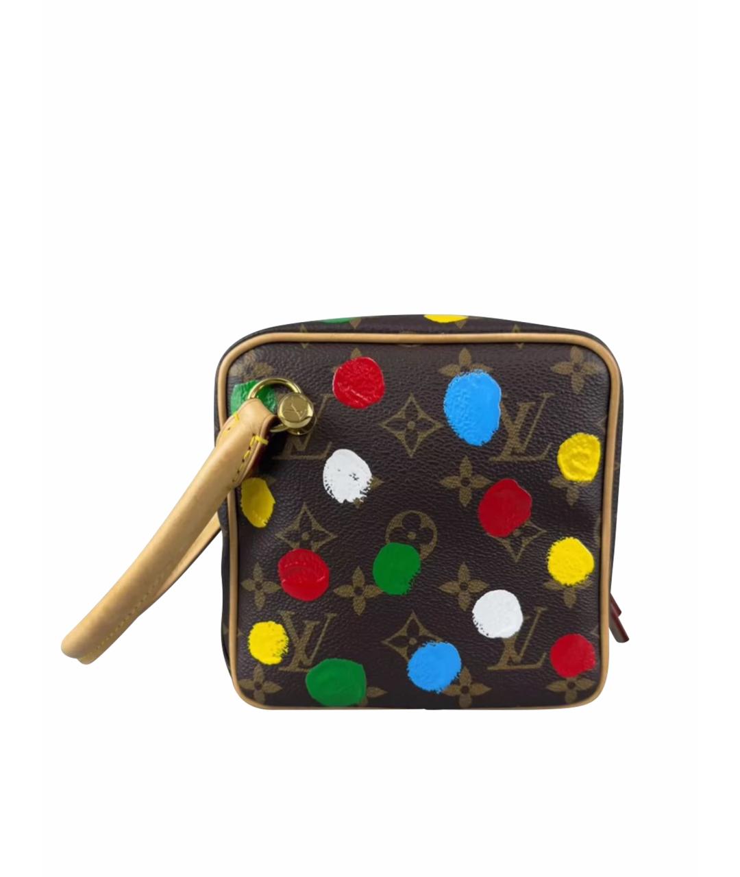 LOUIS VUITTON Коричневая сумка с короткими ручками, фото 1