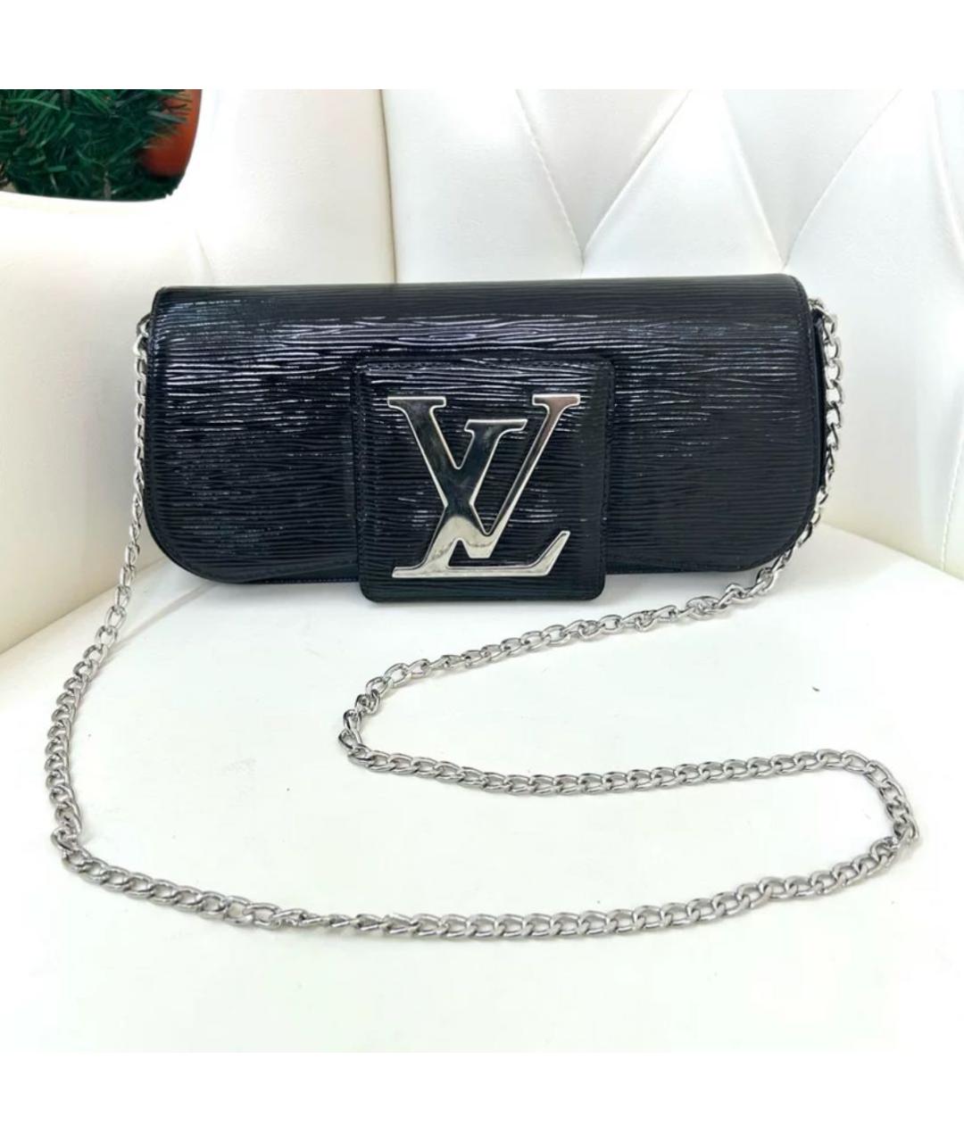 LOUIS VUITTON Черная сумка через плечо, фото 9