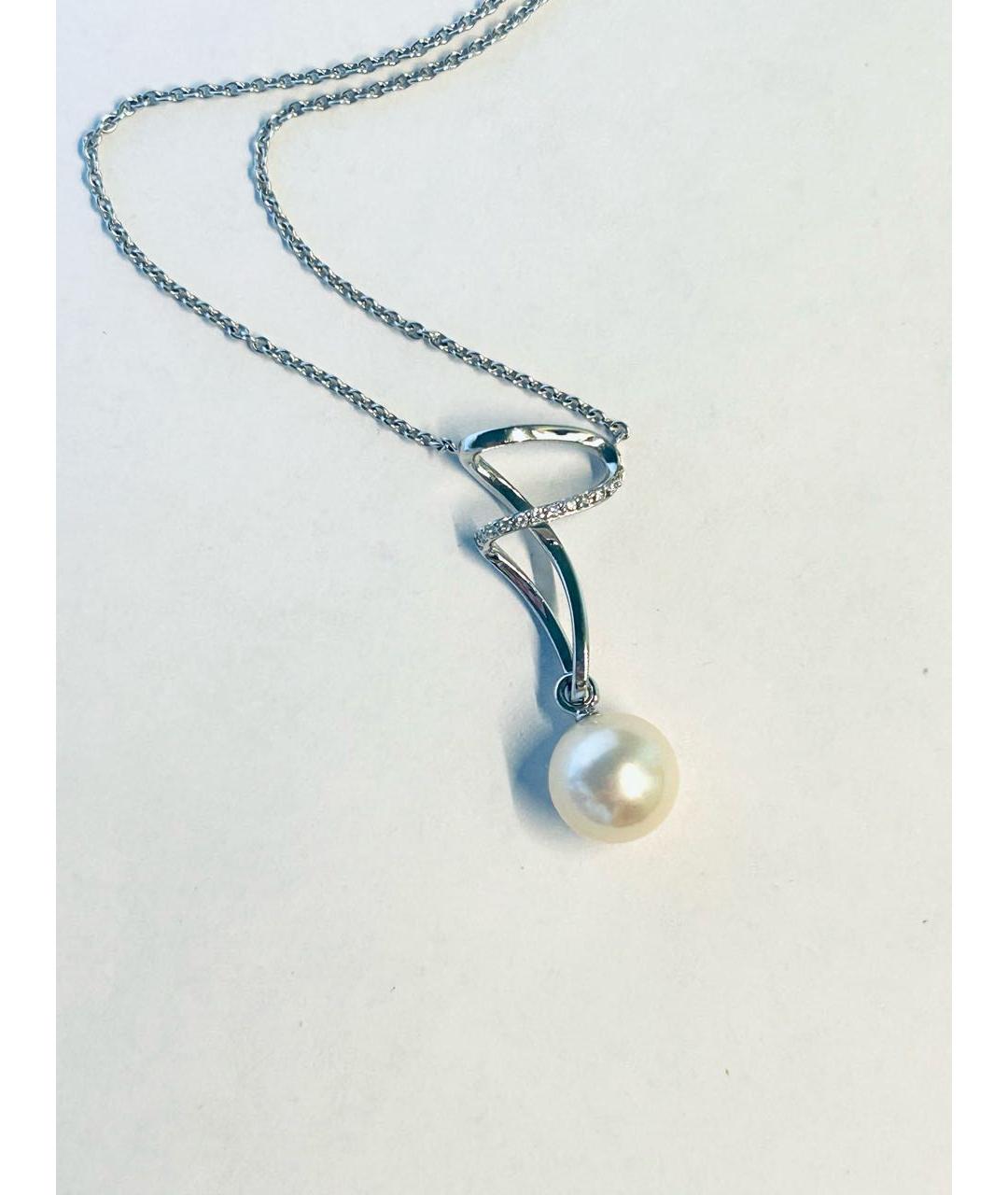 Mikimoto Подвеска из белого золота, фото 2