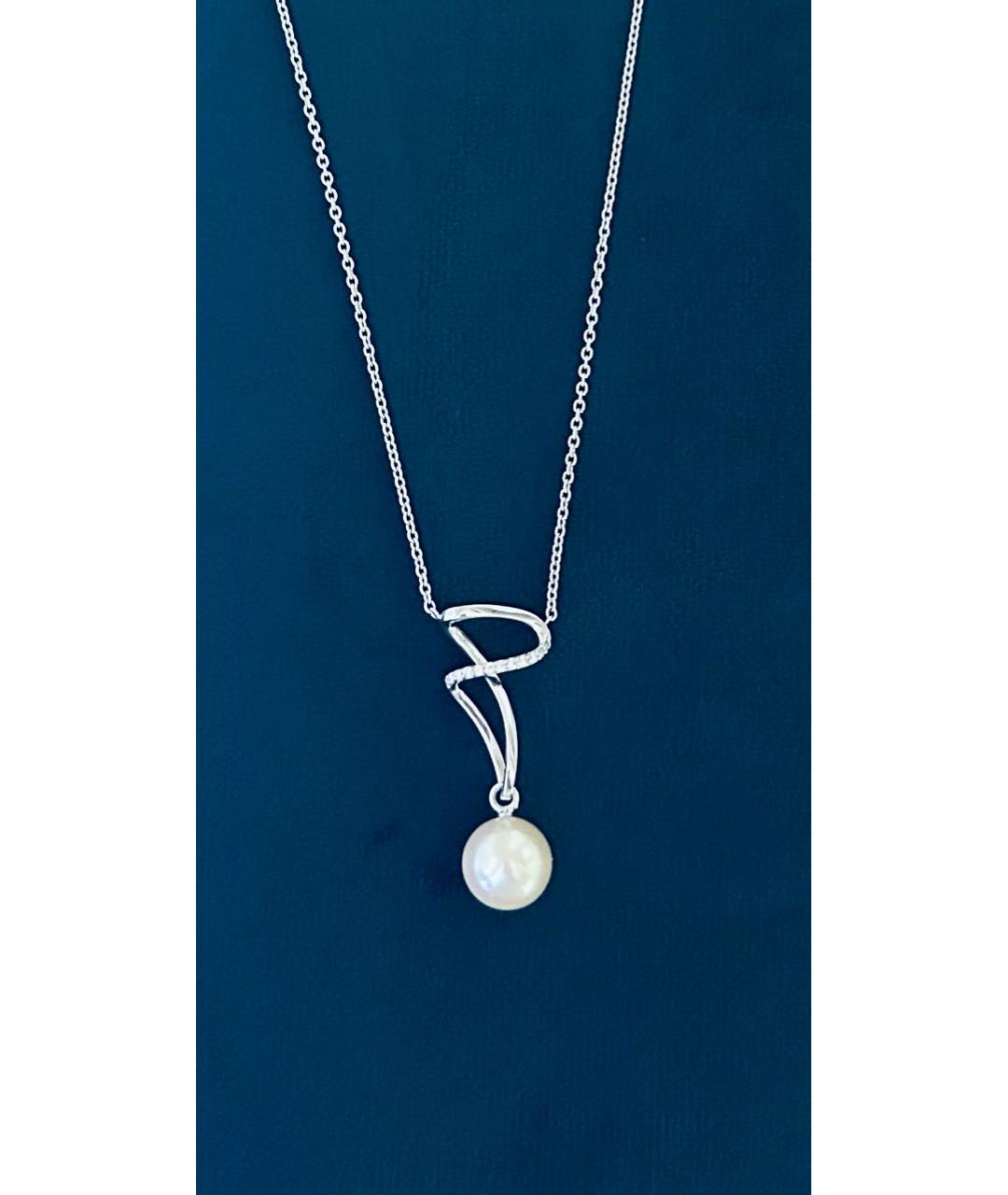 Mikimoto Подвеска из белого золота, фото 8