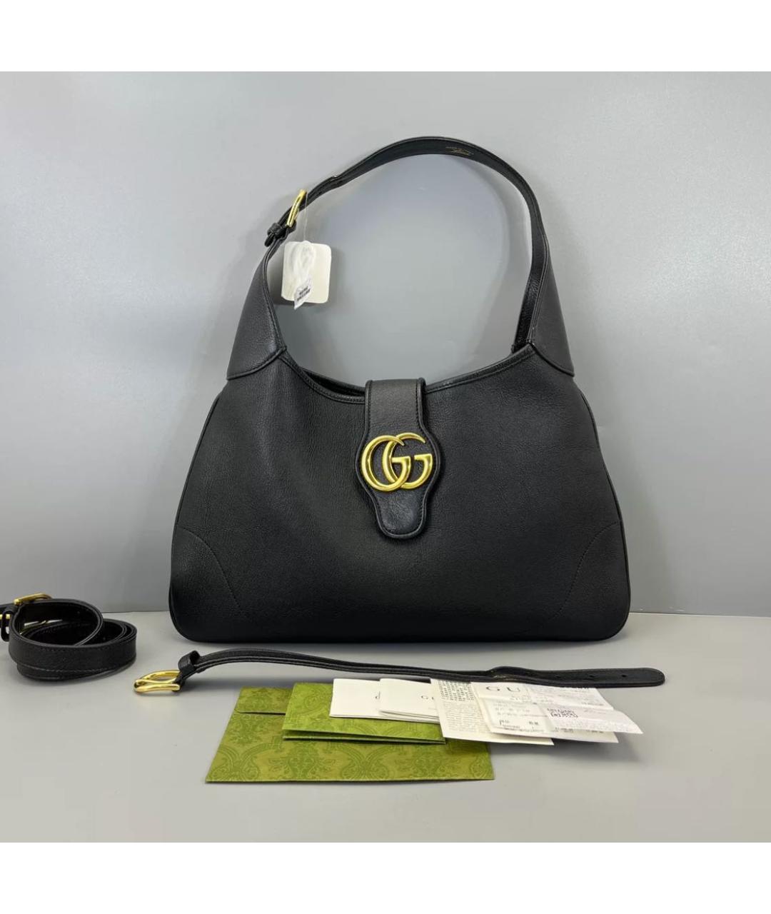 GUCCI Черная сумка с короткими ручками, фото 9