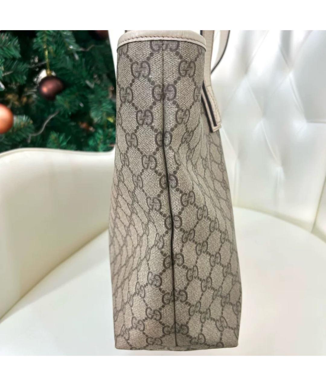 GUCCI Бежевая сумка тоут, фото 5