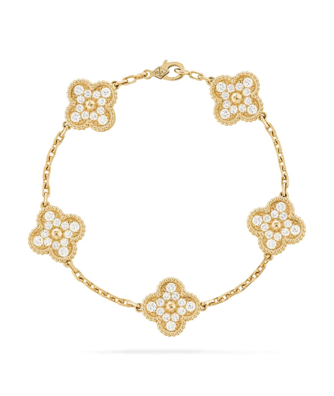 VAN CLEEF & ARPELS Золотой браслет из желтого золота, фото 3