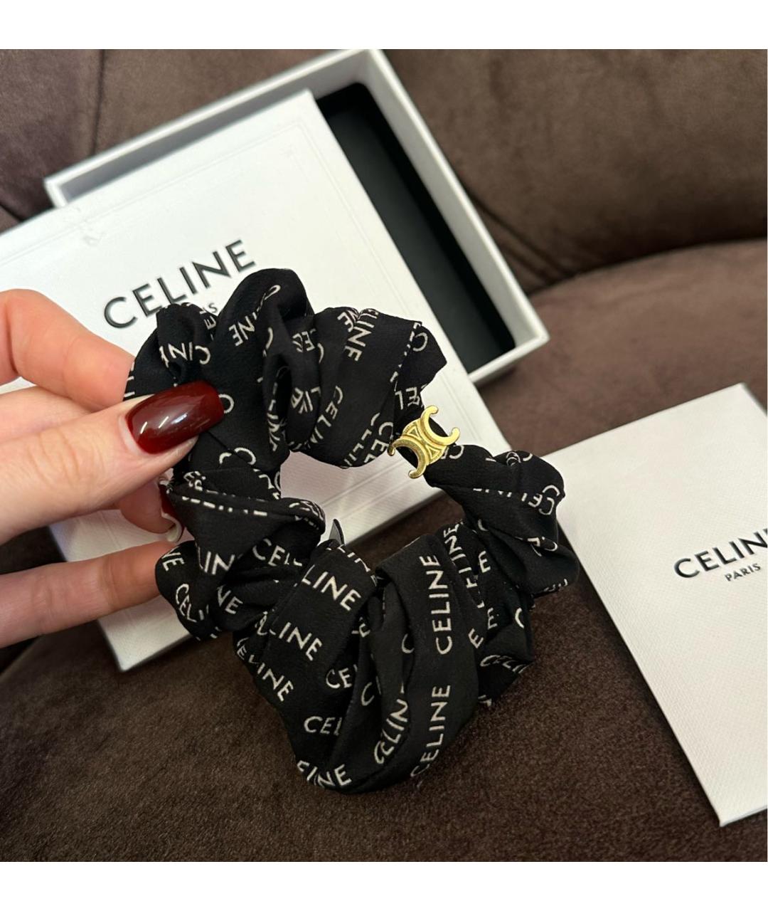 CELINE Черная резинка, фото 3