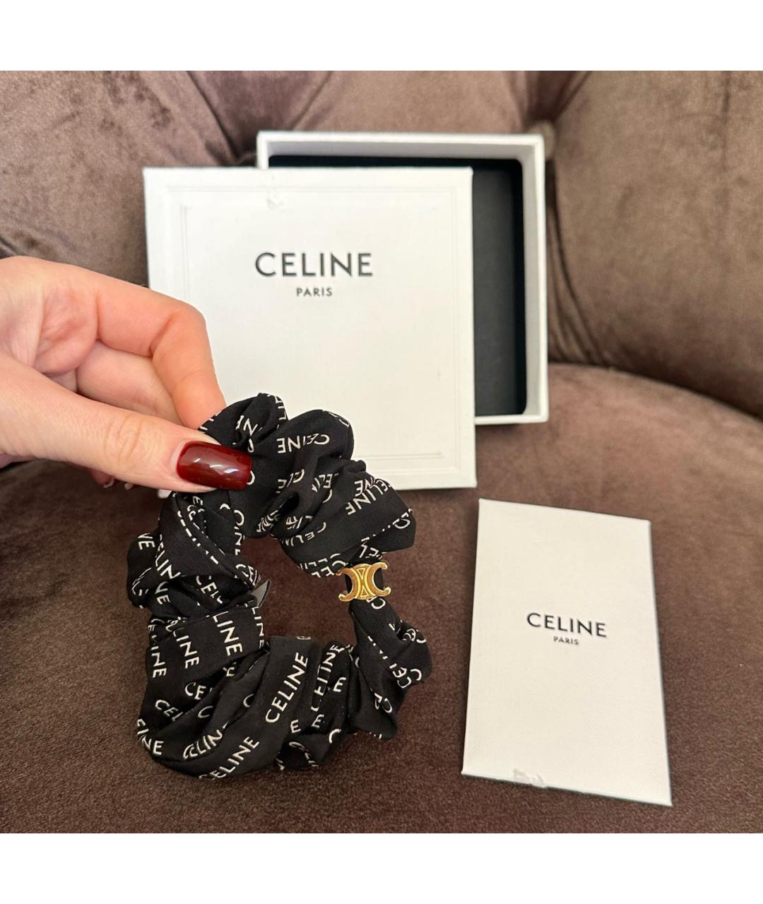 CELINE Черная резинка, фото 4