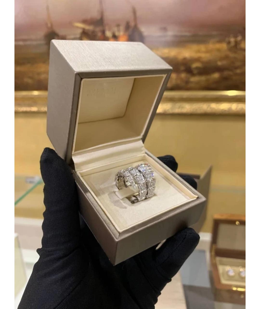 BVLGARI Кольцо из белого золота, фото 7