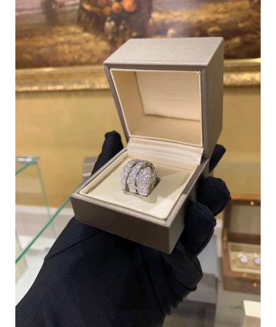 BVLGARI Кольцо из белого золота, фото 5