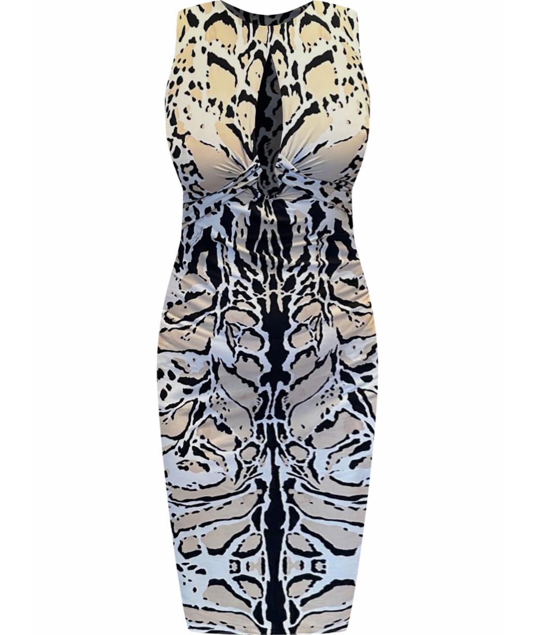 ROBERTO CAVALLI Мульти повседневное платье, фото 1