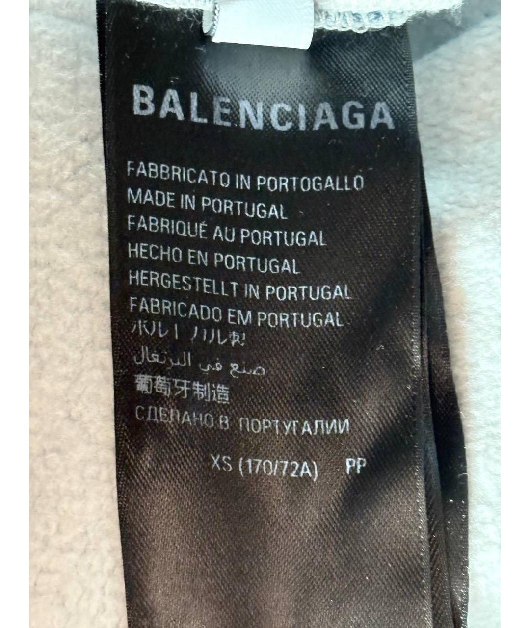 BALENCIAGA Серые хлопковые прямые джинсы, фото 6