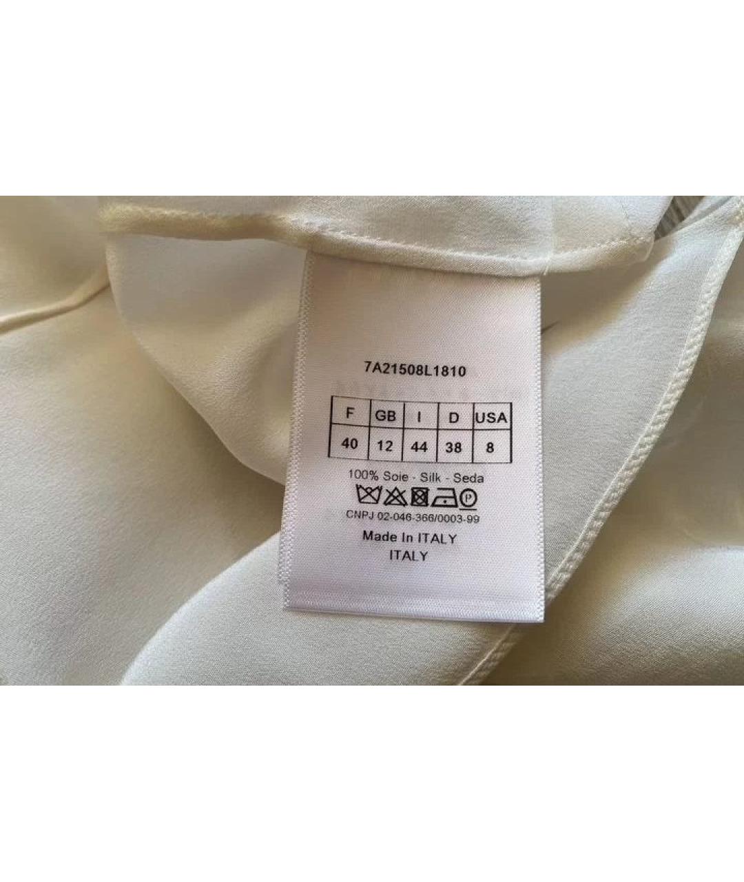 CHRISTIAN DIOR Шелковая майка, фото 3