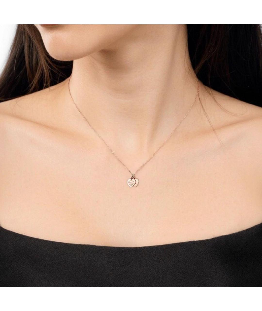 TIFFANY&CO Золотая подвеска из розового золота, фото 3